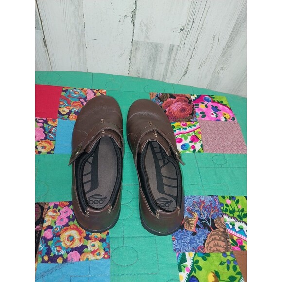 Abeo Slip On Loafer Brown Leather Smart System Comfort 3540 Size 8.5 - Picture 7 of 10